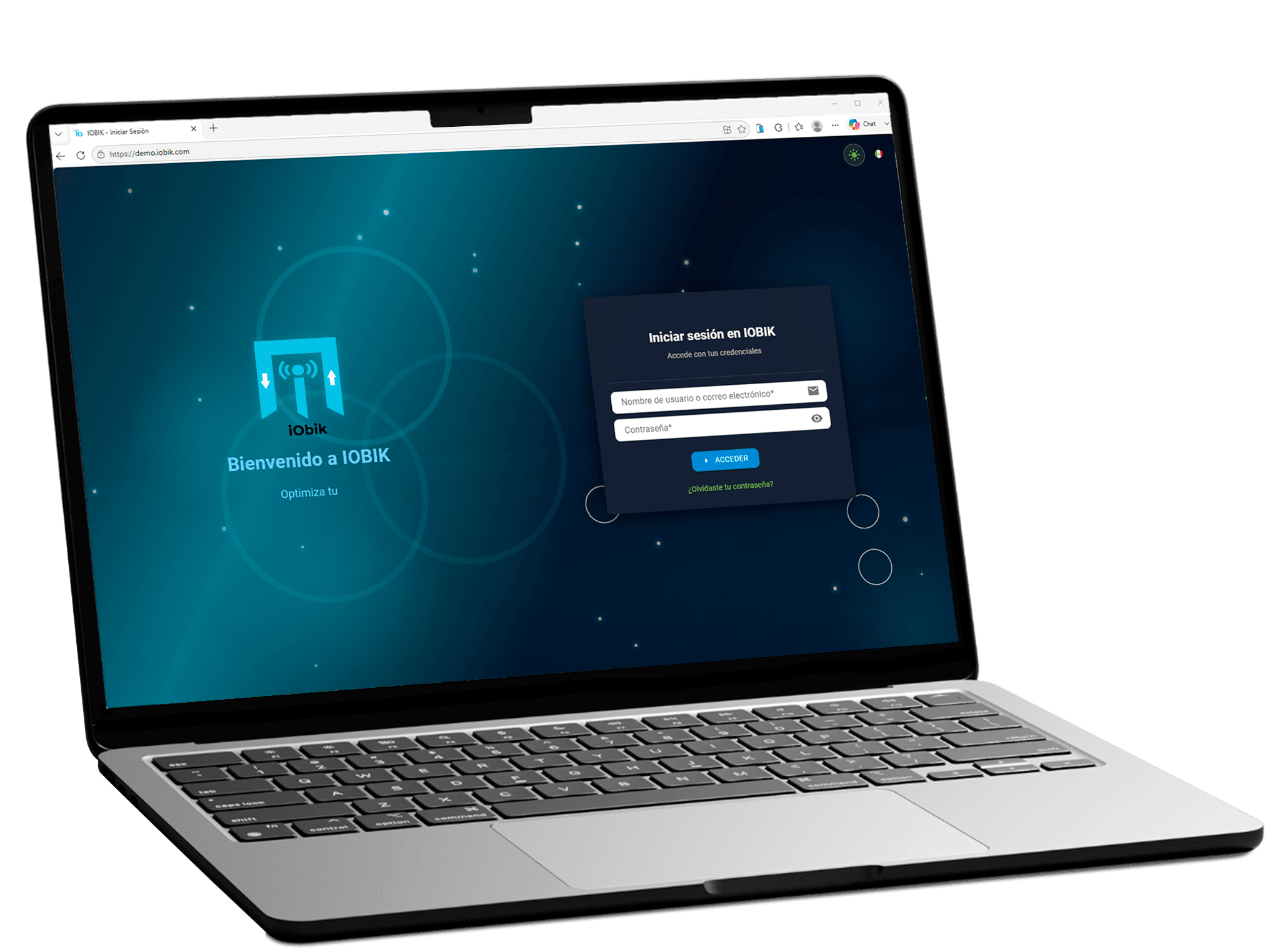 Laptop con sistema iObik